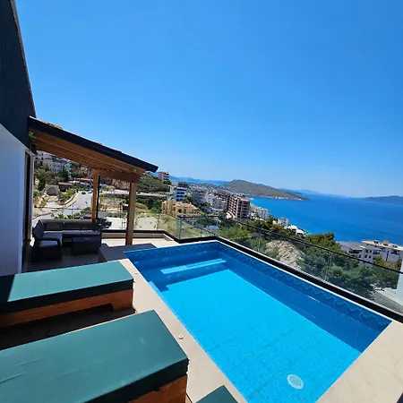 아파트 Coastal Retreat Paradise And Sunset View From The Private Pool Sarandë