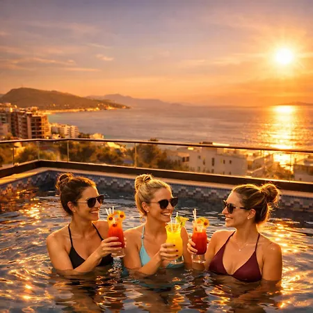 Coastal Retreat Paradise And Sunset View From The Private Pool * Sarandë