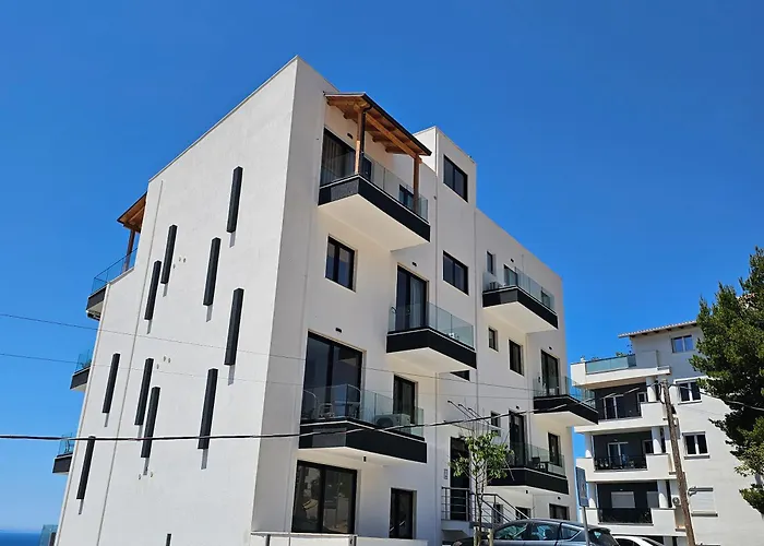 公寓 Coastal Retreat Paradise And Sunset View From The Private Pool Sarandë