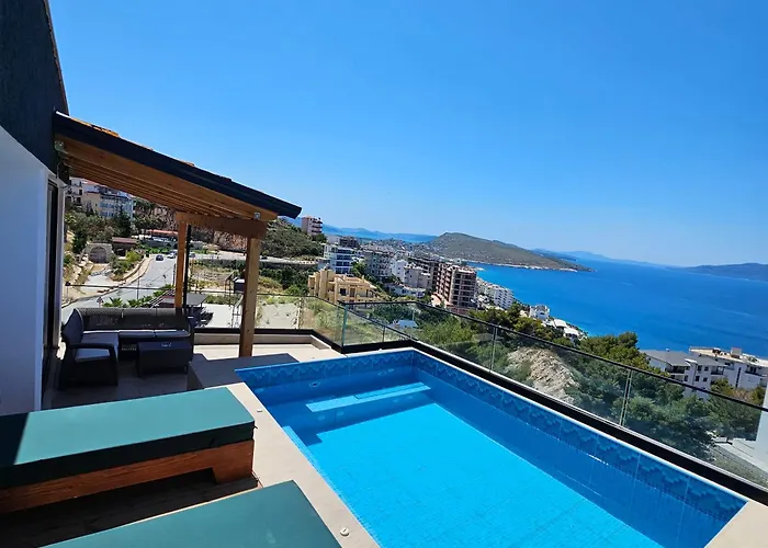 Appartement Coastal Retreat Paradise And Sunset View From The Private Pool Saranda
