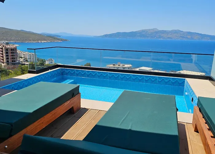 Coastal Retreat Paradise And Sunset View From The Private Pool * Sarandë