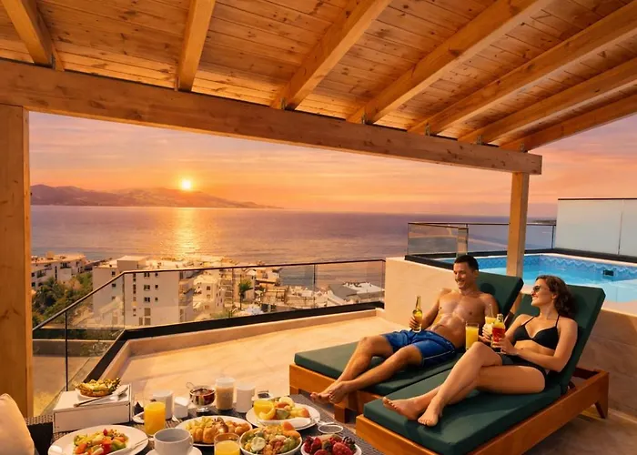 Apartment Coastal Retreat Paradise And Sunset View From The Private Pool